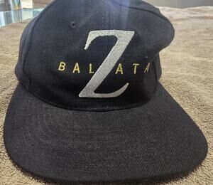 Top Flite Z Balata Vintage Golf Hat Black Strapback